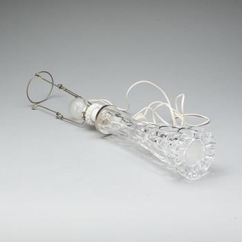 BORDSLAMPA, troligen Carl Fagerlund, Orrefors.