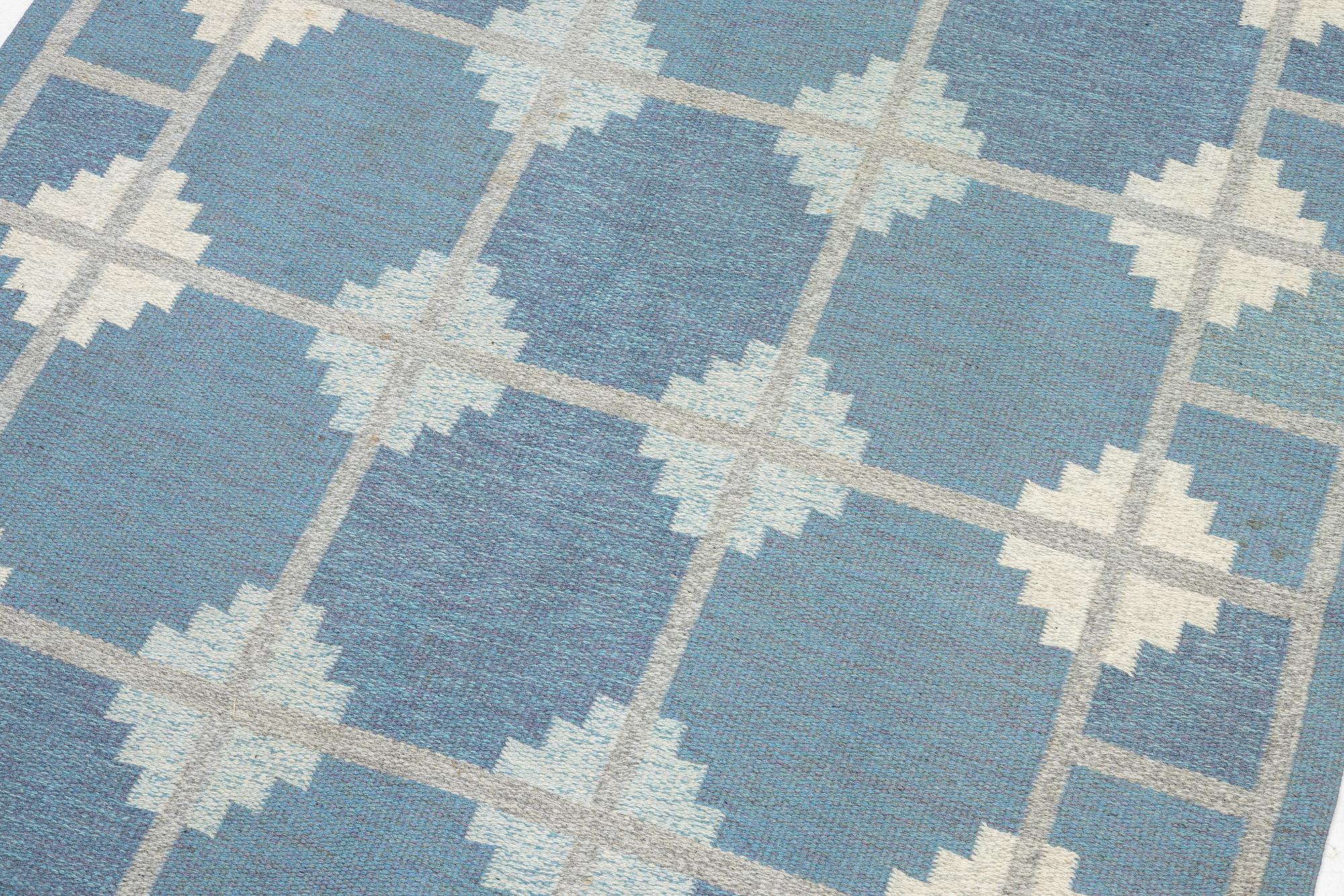 Ingegerd Silow, matta, rölakan, ca 239 x 153 cm, signerad IS.