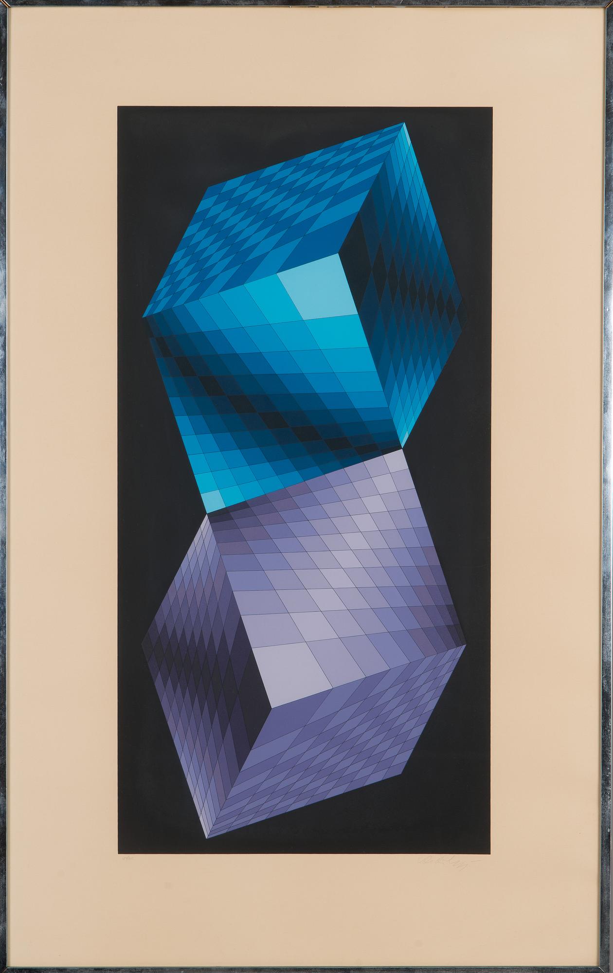 Victor Vasarely, "Meta I".