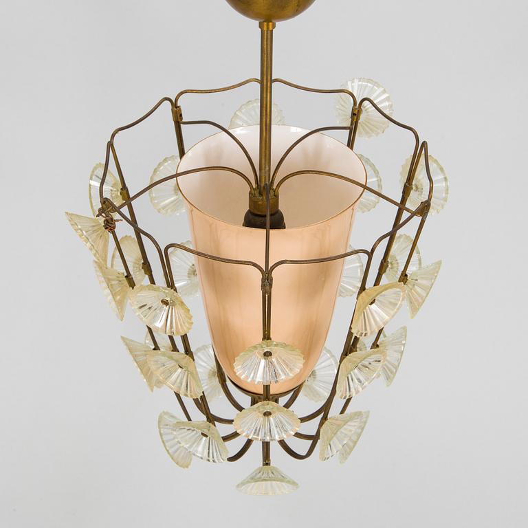 Lisa Johansson-Pape, taklampa, model 1304, Stockmann Orno 1950-tal.