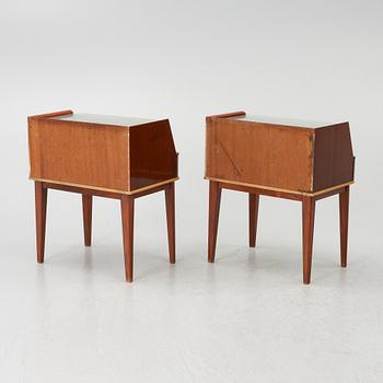 Sängbord, ett par, 1940-tal.