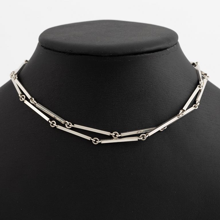 Necklace, Rey Urban, silver,