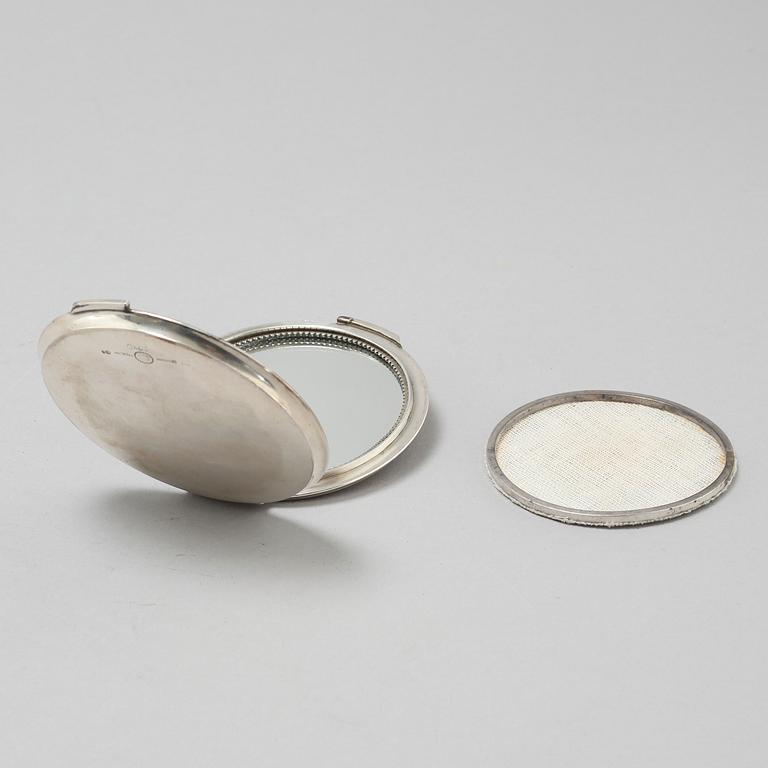 PUDERDOSA, silver, Nr 227 D, Georg Jensen, 1930-tal.