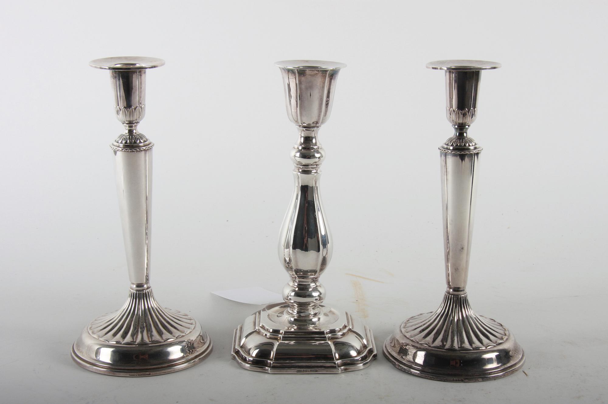 LJUSSTAKAR, 2+1 st, silver, CESON 1974-78.