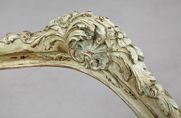 STOLAR, ett par, Louis XV-stil, 1800-talets andra hälft.
