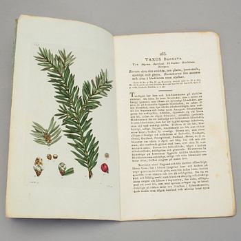FLORA, 11 häften, "Svensk Botanik" av bla Johan Wilhelm Palmstruch, Stockholm 1805.