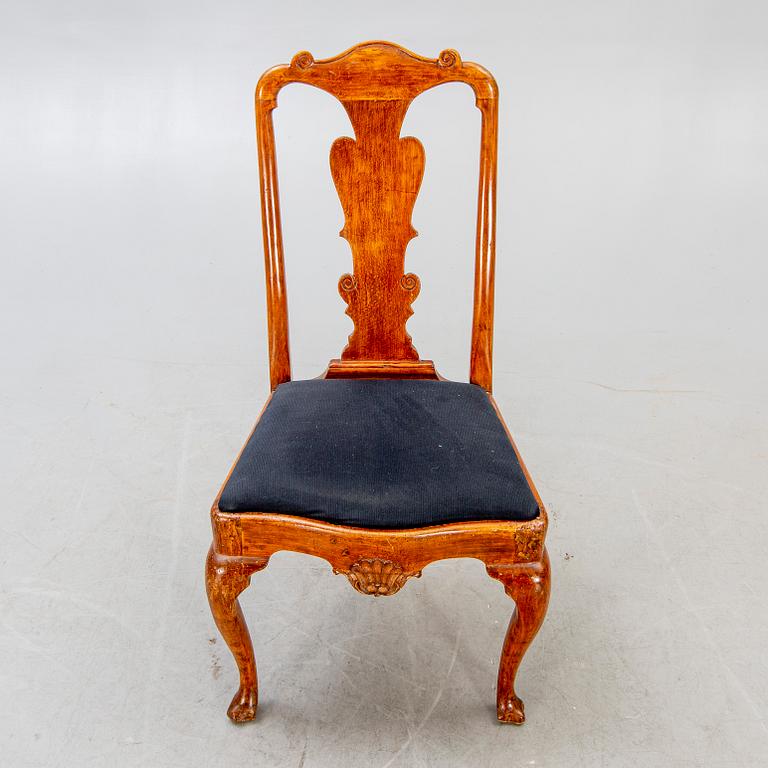 A Louis XV chair mid 1700s.