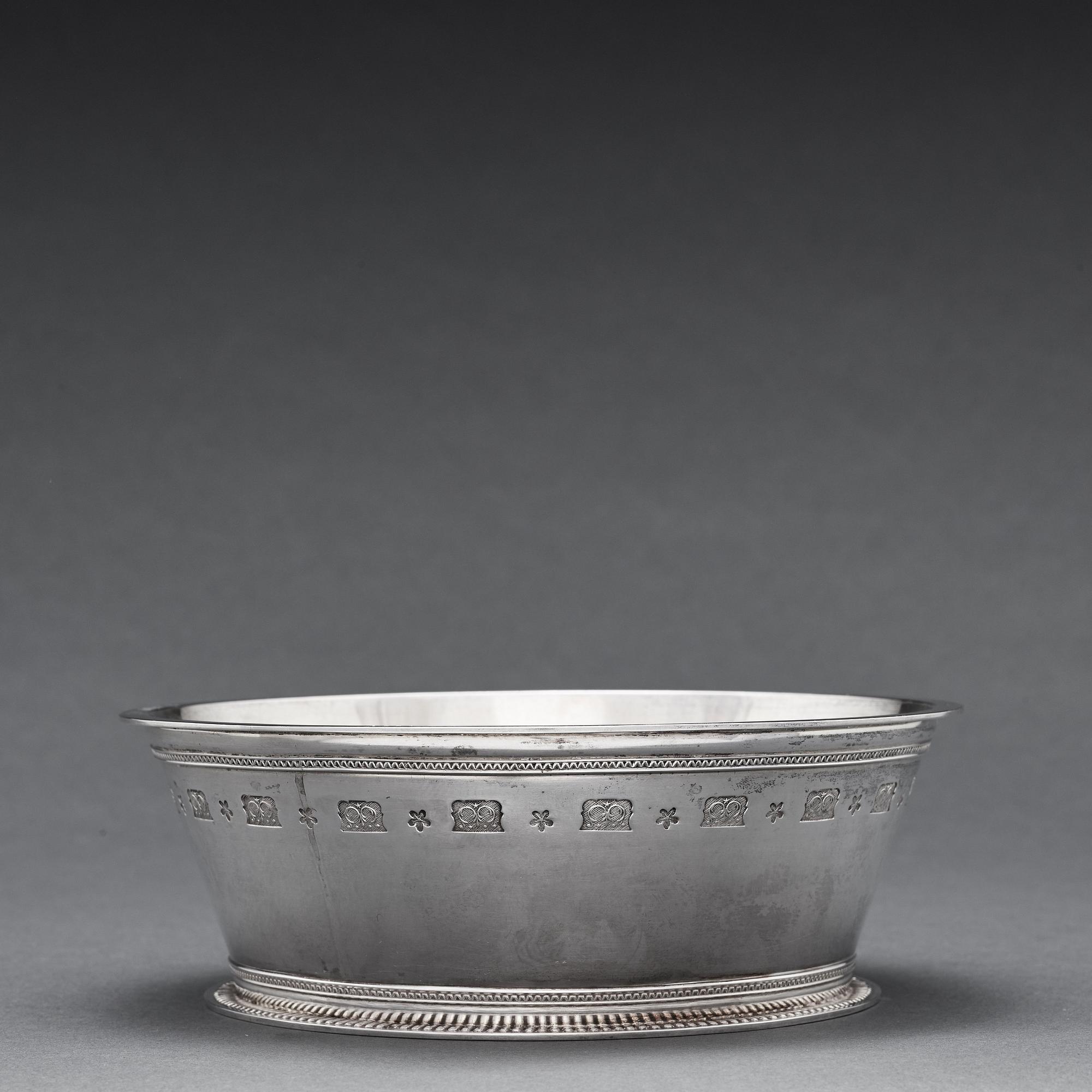 Wiwen Nilsson, skål, Lund 1946, sterling silver.