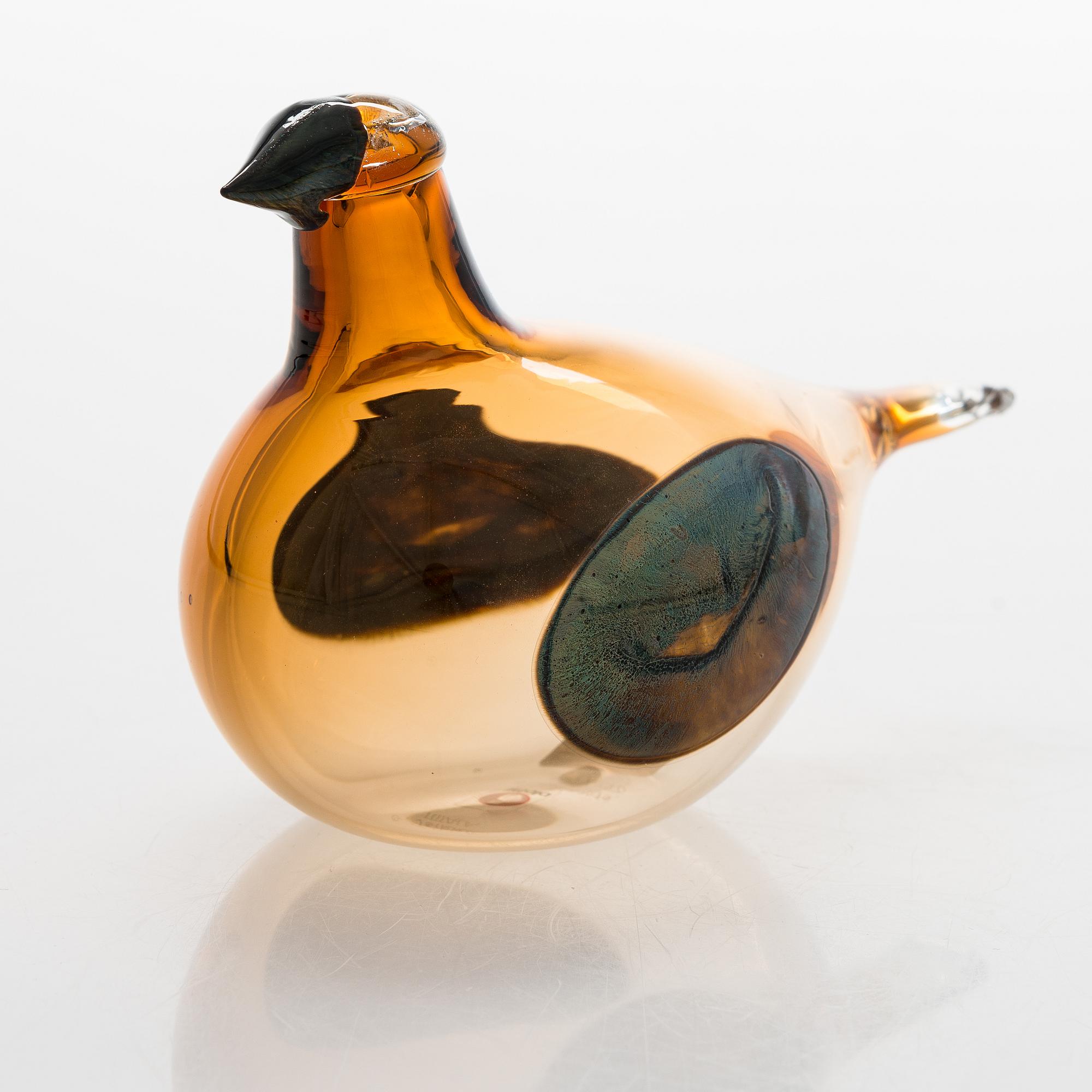Oiva Toikka Glasf gel Signerad O Toikka Iittala SSKK 2015 250 250 