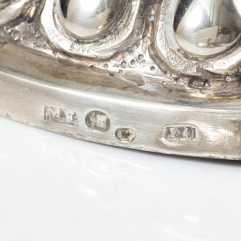 A Swedish silver coffee-pot, mark of Magnus Fryberg, Jönköping 1839.