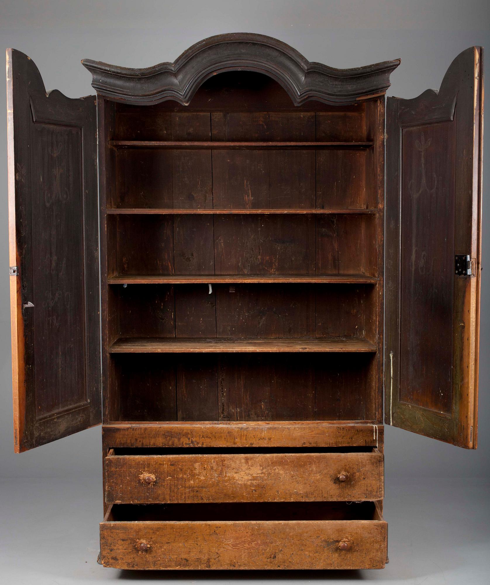 SKÅP, rokoko, dat. 1794.