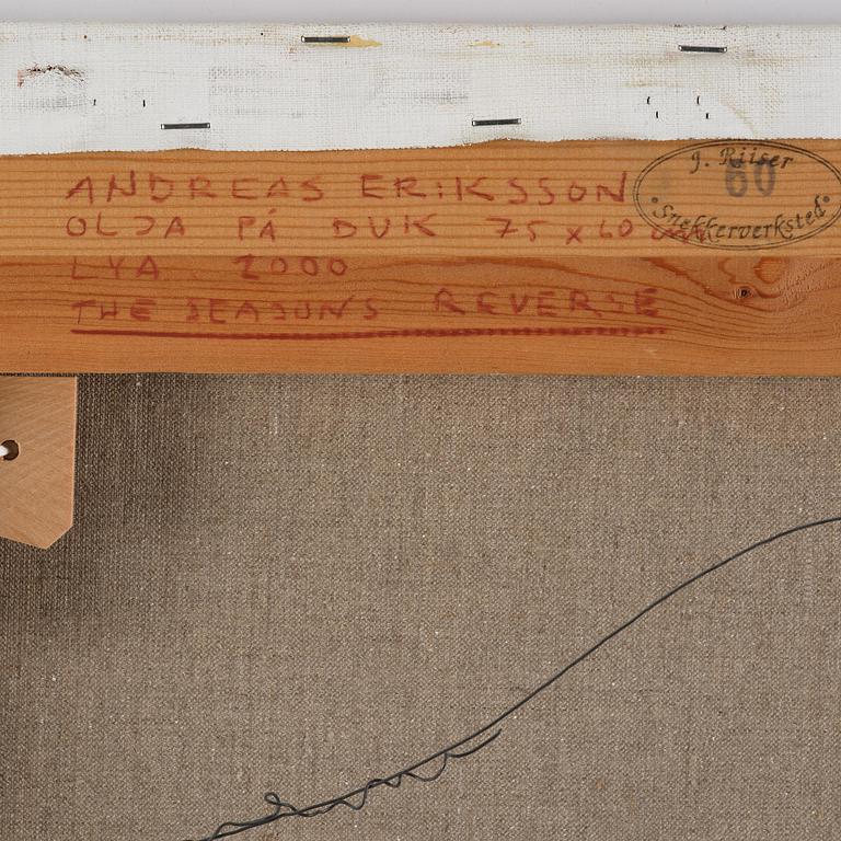 Andreas Eriksson, "The seasons reverse".