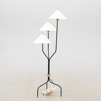 Josef Frank, floor lamp model 2599, "Kina-lampan" for Firma Svenskt Tenn. Late 20th century/early 21st century.