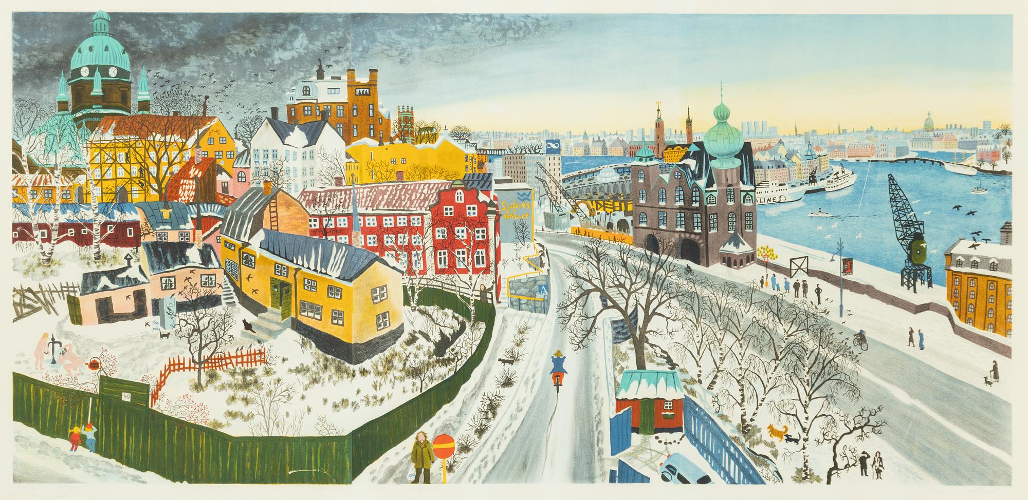 Mona Huss Walin, Stockholm from Södermalm.