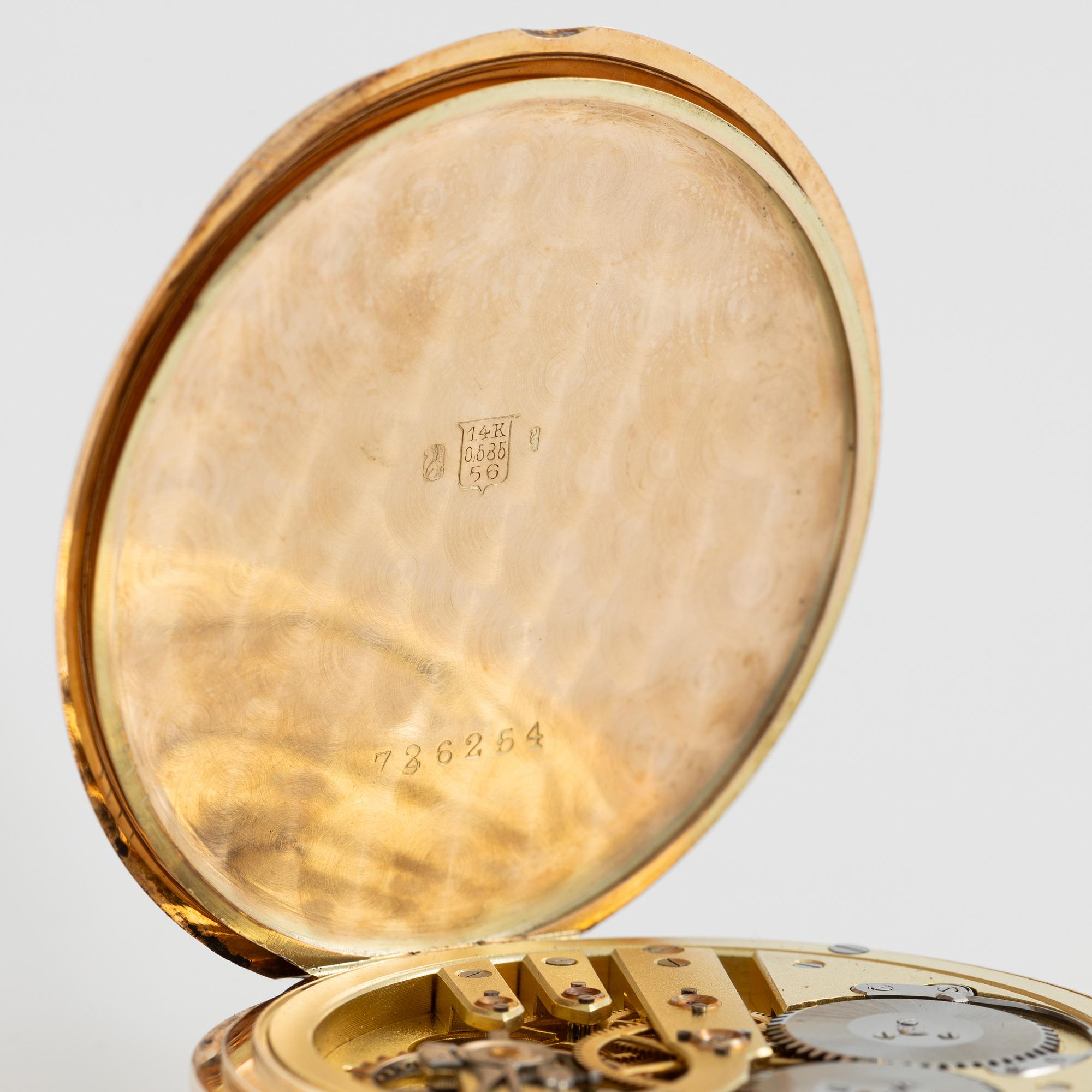 IWC, pocket watch, 48 mm.