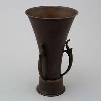 a Art Déco Ystad Brons vase.