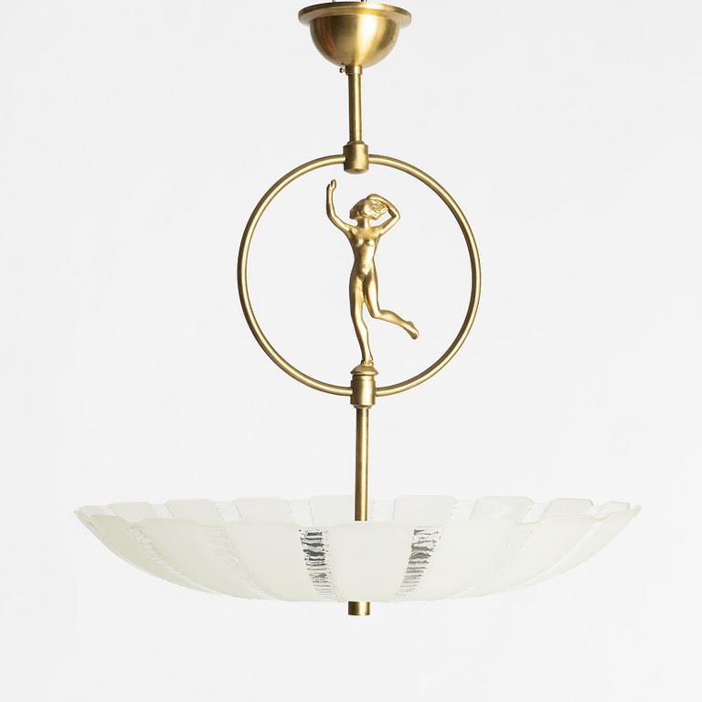 Ceiling lamp, Swedish Modern, first half of the 20th century.
