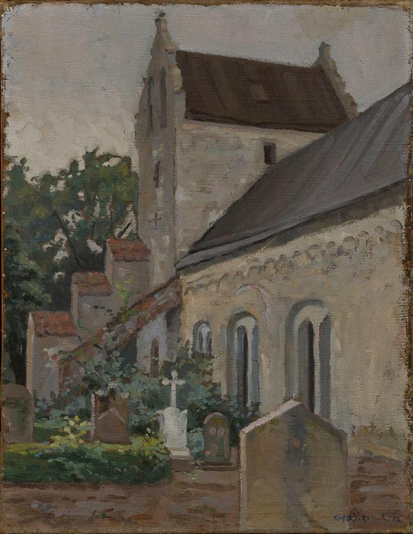 RICHARD BJÖRKLUND, a signed and dated oilpainting.