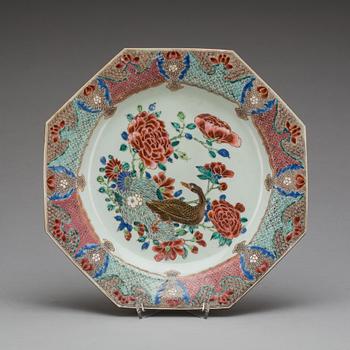 FAT, porslin, famille rose, Qianlong (1736-95).