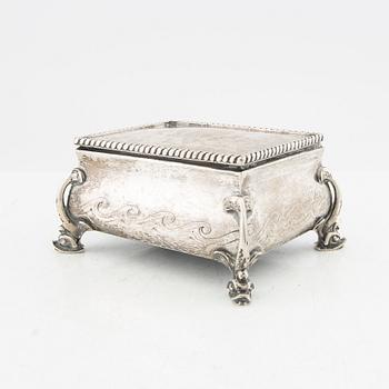 K. Anderson, cigarette case, silver Stockholm 1932.