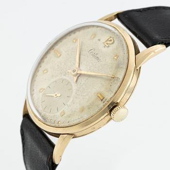 Certina, wristwatch, 14K gold, 33 mm.