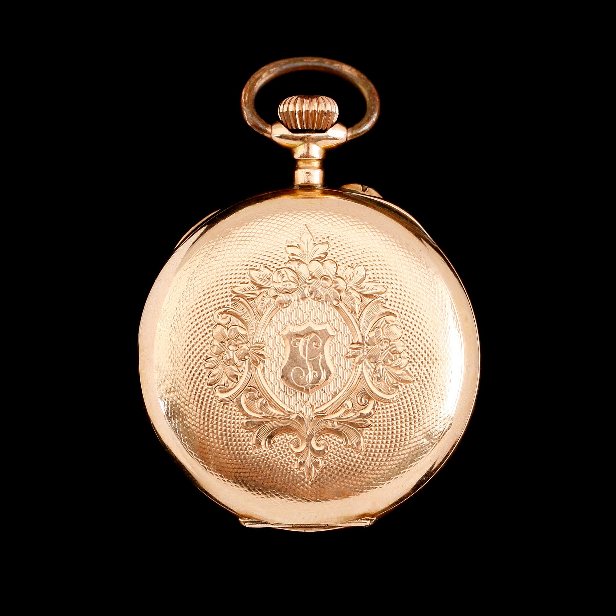FICKUR, 14 k guld, 1900-talets första hälft.