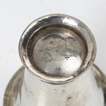 A Swedish silver beaker, mark of Samuel Zettersteen, Lidköping 1771.