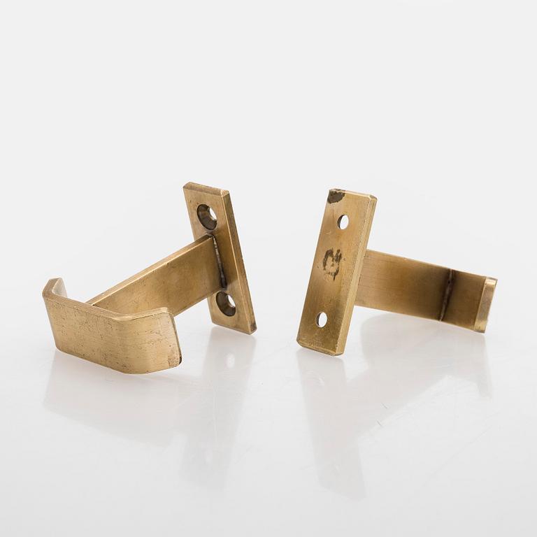 A set of 19 coat hooks, 1960s/70s.