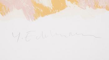 YRJÖ EDELMANN, färglitografi, signerad, numrerad 22/150.
