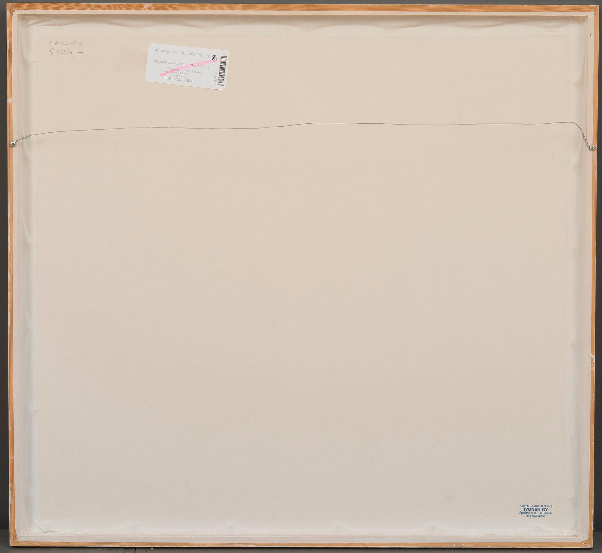 Eduardo Chillida, "ECARTS".