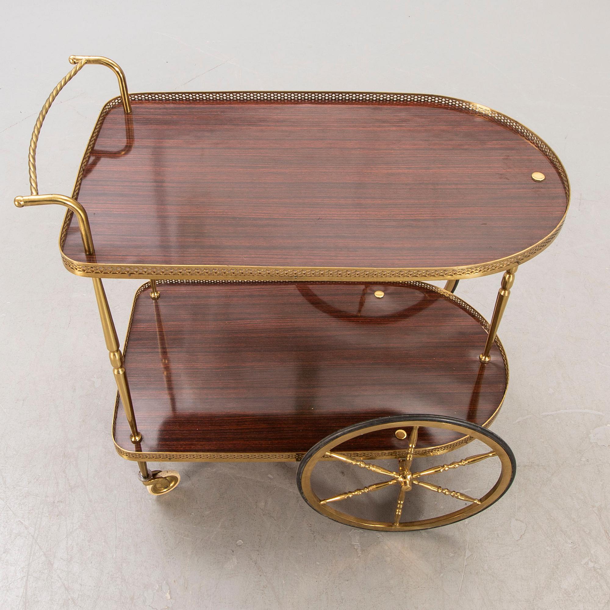 Serveringsvagn, 1900-talets andra hälft.