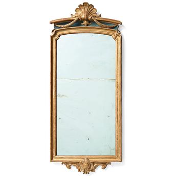 A Swedish Transition mirror by Joseph Schürer, dated 1771.