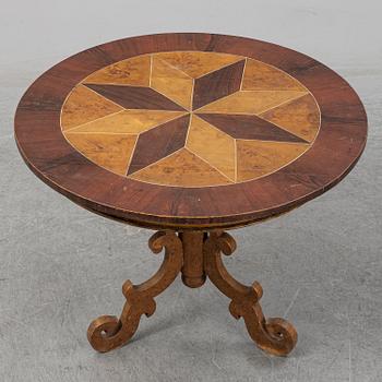 A painted table, second half of the 19th Century.