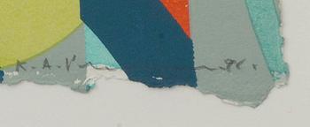 KARL AXEL PEHRSON, serigraph in colours signed dated and numbered.