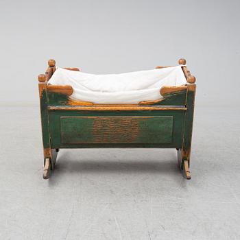 A swedish cradle dated 1839.