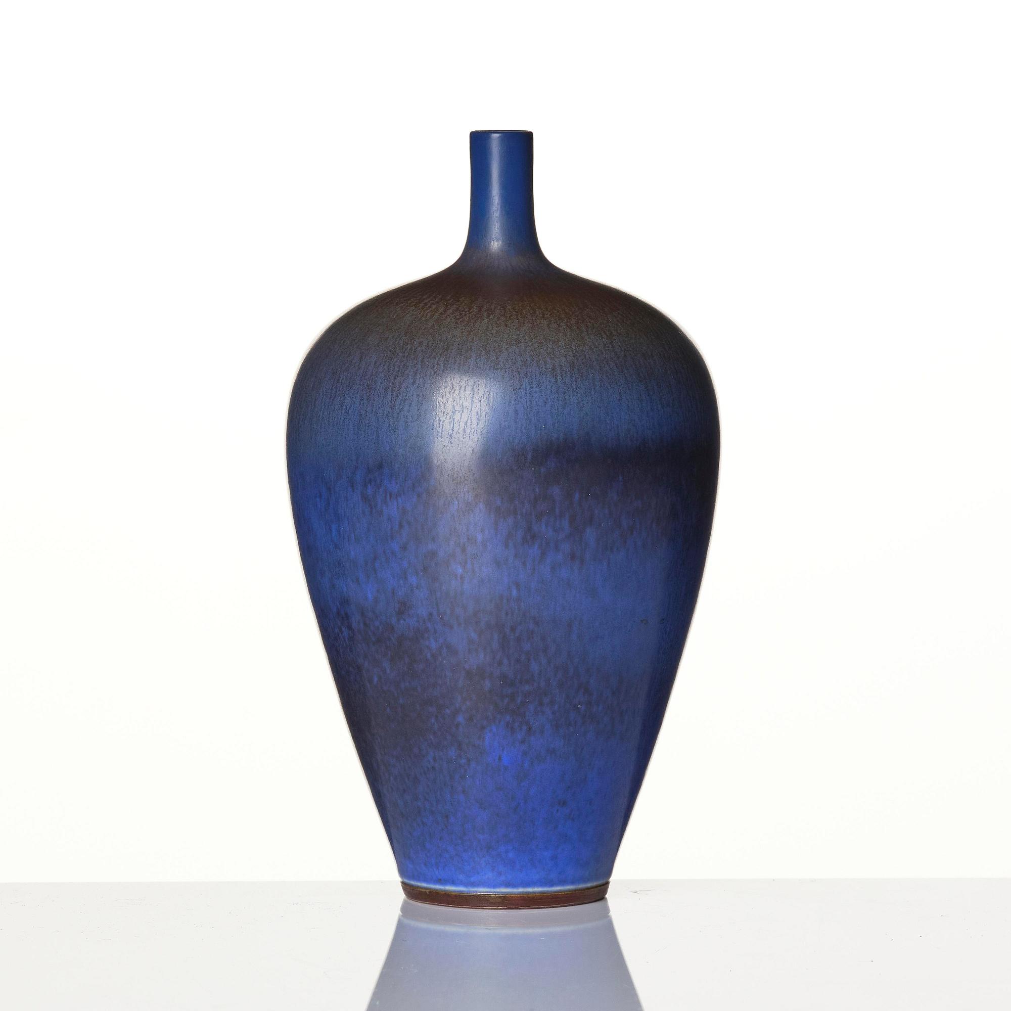Berndt Friberg, vaser, 3 st, stengods, Gustavsbergs Studio 1956-64.