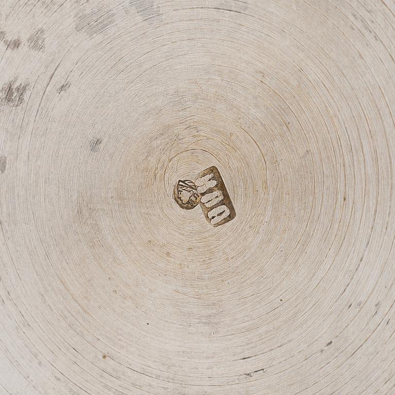 A vodka silver bucket with ladle, maker's mark of Ilya Prokopovich Prokofiev, Moscow 1899-1908.