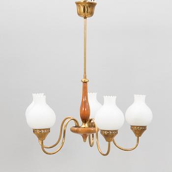 Ceiling lamp, mid-20th century.