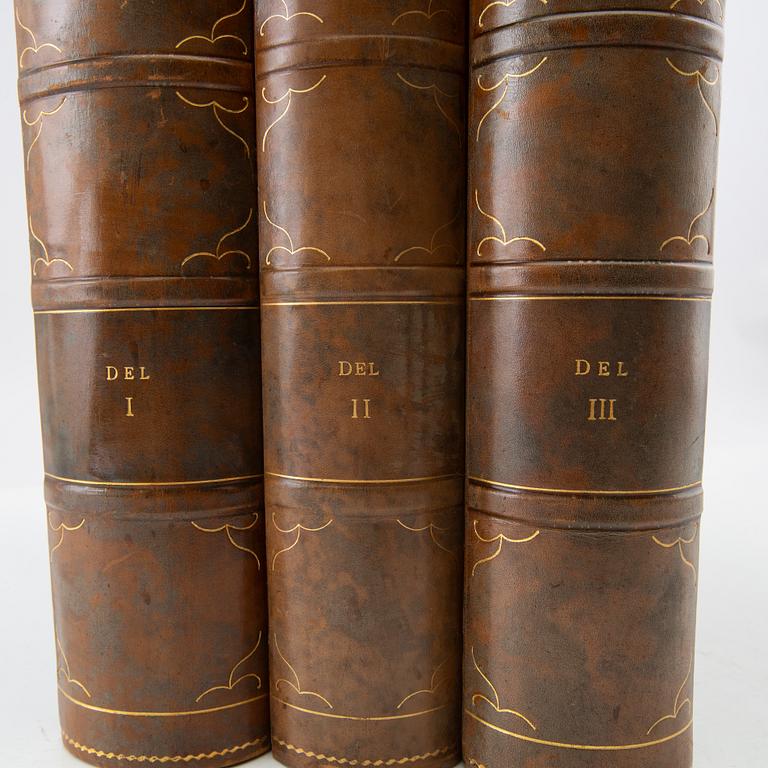 The von Wright Brothers, book works, 3 volumes, "Swedish Birds", A. Börtzells Printing Co. Ltd., Stockholm, 1924-1929.