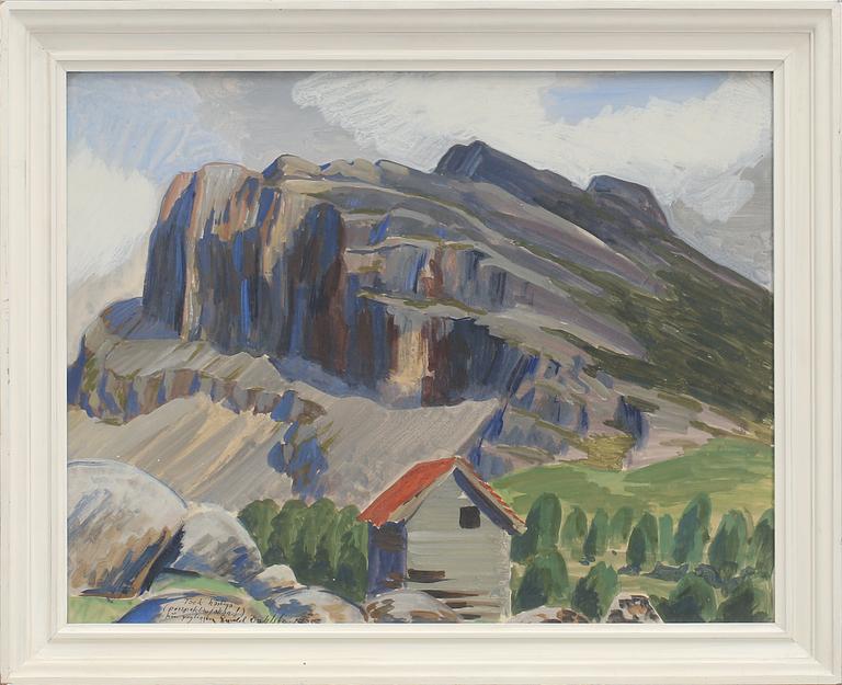 EWALD DAHLSKOG, gouache, signerad och daterad 1938.