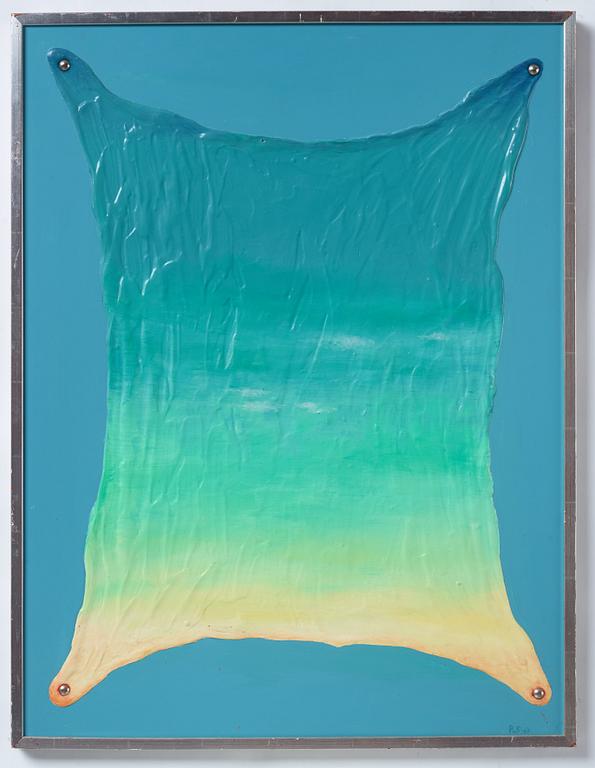 Philip von Schantz, mixed media on panel, signed and dated -67.