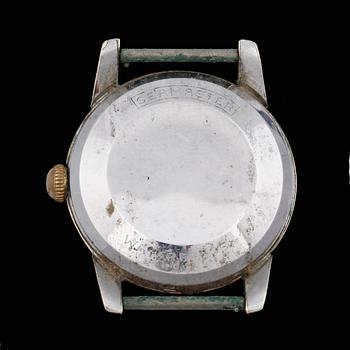 ARMBANDSUR, herr, guld på stål, Omega, Seamaster, Automatic, 1900-talets mitt.