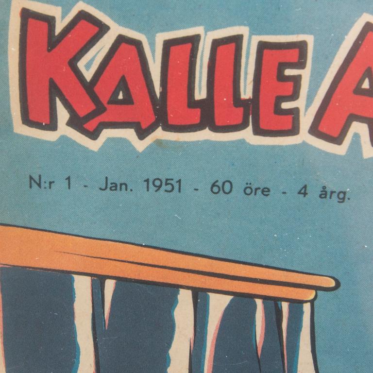 Five Swedish Kalle Anka (Donald Duck) from 1951.