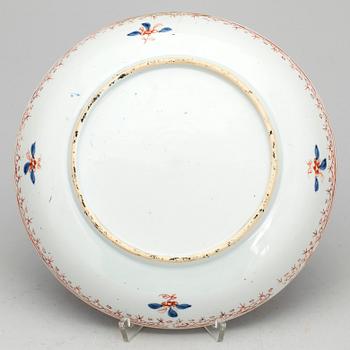 FAT, porslin, imaripalett, Kina, 1700-tal.