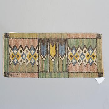 VÄVNAD "Crocus". 59 x 25. Signerad AB MMF (AB Märta Måås-Fjetterström).