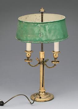 BOUILLOTTELAMPA, empire, trol Ryssland, 1800-talets första hälft.