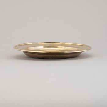 A bronze plate, probably 17th century.