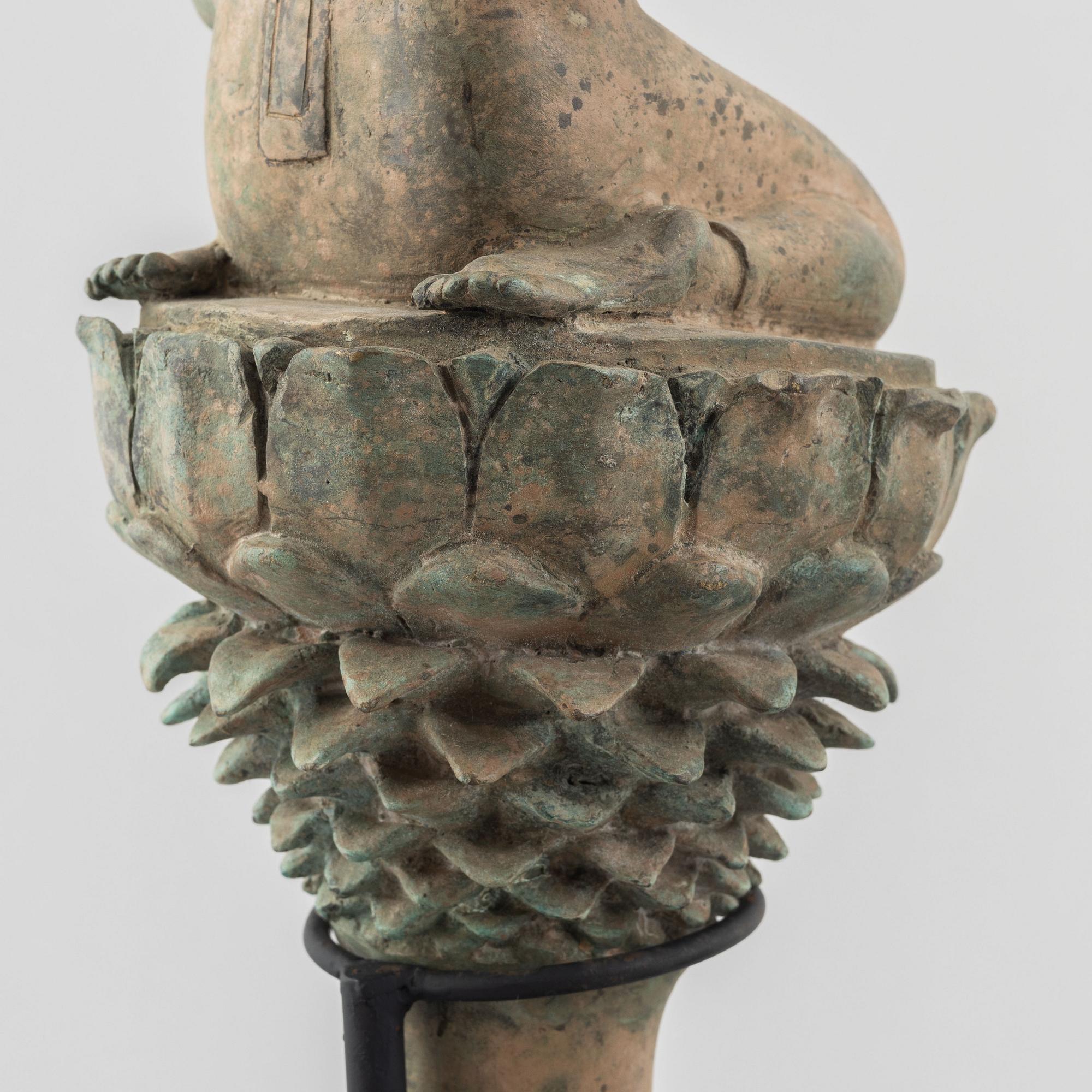 A pair of Buddhist sculptures, Thailand, 20th century.
