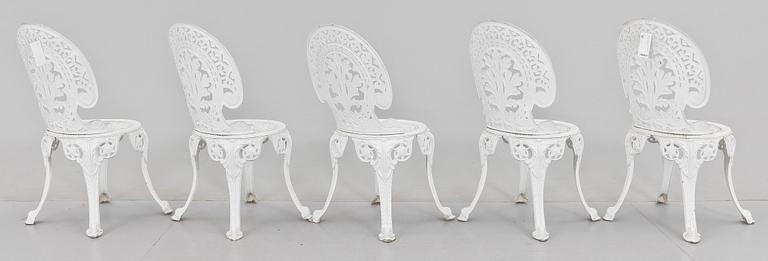 TRÄDGÅRDSMÖBLER, 6 delar, 1900-tal.