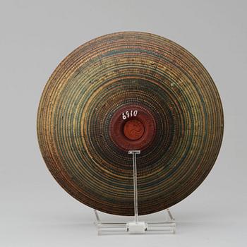 A Wilhelm Kåge 'Farsta' stoneware bowl, Gustavsberg Studio 1955.